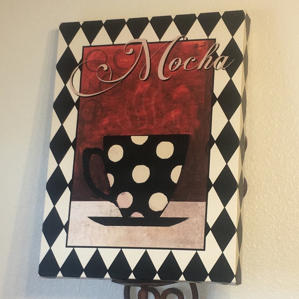 Cafe Bistro Canvas Wall Hanging